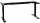 Cadru de birou electric, reglabil pe inaltime, 127 cm, negru, Stema partner 