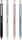 Roller gel cu uscare rapida Space Up Metal Writech, 0.7mm, cerneala albastra