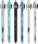 Display roller gel cu uscare rapida Velar Writech, 0.7mm, 86 buc/set + 1 roller tester