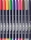 Markere caligrafice Fudenosuke Hard, Vivid Color, 10 bucati/set Tombow