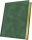 Agenda datata 2027 Herlitz Premium Deluxe Chia Suple, A5, 352 pagini, coperta din piele sintetica, margini folio auriu, culoare verde