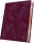 Agenda datata 2027 Herlitz Premium Deluxe Chia Suple, A5, 352 pagini, coperta din piele sintetica, margini folio bronz, culoare bordeaux