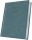 Agenda datata 2027 Herlitz Premium Deluxe Chianti, A5, 352 pagini, coperta din piele sintetica, margini folio argintiu, culoare verde cipru