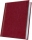 Agenda datata 2027 Herlitz Premium Deluxe Narni, A5, 352 pagini, coperta din piele sintetica, margini folio argintiu, culoare bordo