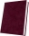 Agenda datata Premium Deluxe Favignana 2027 Herlitz, A5, 352 pagini, coperta din piele sintetica, culoare rosu burgundy