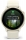 Ceas Garmin vívoactive 6 display AMOLED, dimensiune afisaj 30.4 mm, rezolutie afisaj  390 x 390 pixeli, memorie 8GB, autonomie până la 11 zile (5 zile cu afişajul permanent pornit), rezistanta la apa pana la 5 ATM, greutate: 23g, ramă Lunar Gold cu curea Bone, carcasă Light Sand şi curea din silicon