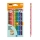 Creioane colorate BIC Vibbies, decorate cu animalute amuzante, 12 buc/set