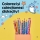 Creioane colorate BIC Vibbies, decorate cu animalute amuzante, 12 buc/set