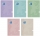 Caiet Oxford A4, 60 file, coperta plastic, patratele, motiv Touch Trend, diverse modele, 5 buc/set