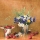 Calendar cu imagini Bouquets, 31.5 x 48 cm, 12 file, 2027