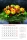 Calendar cu imagini Bouquets, 31.5 x 48 cm, 12 file, 2027