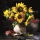 Calendar cu imagini Bouquets, 31.5 x 48 cm, 12 file, 2027