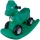 Calut balansoar 2 in 1, turcoaz