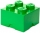 Cutie depozitare 40031734 LEGO 2x2 verde inchis