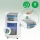 Distrugator documente automat Leitz OptiMax Small Office, P4, cross-cut, 200 coli, cos 21L, alb-gri