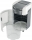 Distrugator documente automat Leitz OptiMax Small Office, P5, micro-cut, 200 coli, cos 21L, alb-gri