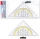Echer geometric 45°, plastic, 25cm, maner mobil, universal, Arda