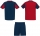 Echipament sportiv copii Juve, Unisex, rosu-bluemarin, Roly