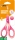 Foarfeca BIC, 16 cm, Decors, blister, diverse culori