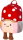 Ghiozdan Mini Dear Friends, Walking Mushroom, Special Edition, Tiger