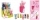 Kit scolar, Fancy, cutie, 6 buc/display, diverse culori, Arda