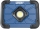 Lampa de lucru LED Rapid The Portable, reincarcabila, 1000 lm, IP65, power bank 5000 mAh, negru-albastru