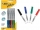 Marker BIC pentru tabla alba, Velleda 1741, 4 culori/set