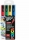 Marker cu vopsea Posca PC-3M, varf 0.9-1.3 mm, 4 buc/set