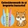 Markere de colorat BIC Vibbies, varf mediu, 12 culori asortate, modele cu animalute, 12 buc/set