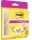 Notite adezive Post-It, Super Sticky, culori asortate, 76 x 76 mm, 75 file/buc, 4 buc/set, 3M