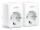 TP-Link MINI SMART WI-FI SOCKET TAPO P100 (2-PACK), Protocol: IEEE 802.11b/g/n, Bluetooth 4.2 (for onboarding only), 2.4 GHz, Android 4.4 or higher, iOS 9.0 or higher, AC 220-240 V~50/60 Hz 10 A, Maximum Load, 2300 W, 10 A.