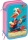 Penar echipat 43 piese, 3 fermoare, Pelikan, motiv Mascotte, diverse modele