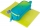 Penar Oxford Gradient, tip etui dreptunghiular, galben/verde turcoaz