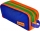 Penar tip etui Neon, 3 compartimente, albastru/portocaliu, Herlitz