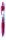 Pix retractabil cu gel M&G, grip cauciuc, 0.7 mm, 12 pixuri/cutie