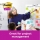 Notite adezive Post-It Super Sticky, Carnival Colour, 127 x 76 mm, 90 file/buc, 6 buc/set, 3M
