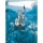 Puzzle castelul Neuschwanstein iarna, 1500 piese Ravensburger