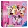 Puzzle Minnie Mouse, 3 buc in cutie, 25/36/49 piese Ravensburger