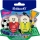 Radiera Squeezy Sports Plastic, fara ftalati si PVC, fotbal, set 2, blister, diverse culori, Pelikan