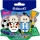 Radiera Squeezy Sports Plastic, fara ftalati si PVC, fotbal, set 2, blister, diverse culori, Pelikan