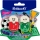Radiera Squeezy Sports Plastic, fara ftalati si PVC, fotbal, set 2, blister, diverse culori, Pelikan