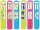 Rigla din plastic, 16 cm, fancy, individual pocket, Arda, diverse modele