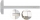 Rigla 60 cm, aluminiu, cap fix, Arda