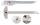Rigla din aluminiu, 80 cm, cap mobil, Arda