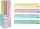 Rigla plastic 16 cm, culori pastel, 2.0 24 buc/set, Arda
