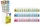 Rigla plastic, 16 cm, matematic, diverse culori, 24 buc/set, Arda