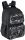 Rucsac Oxford Dream Tech Holografic, 2 compartimente, negru floral