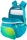 Rucsac Oxford Gradient, 3 compartimente, culoare galben/verde turcoaz