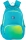 Rucsac Oxford Gradient, 3 compartimente, culoare galben/verde turcoaz