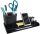 Set birou, plastic, 3 buc, negru, My Desk, Arda